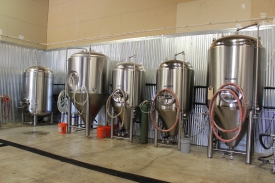 Inside the brewery!