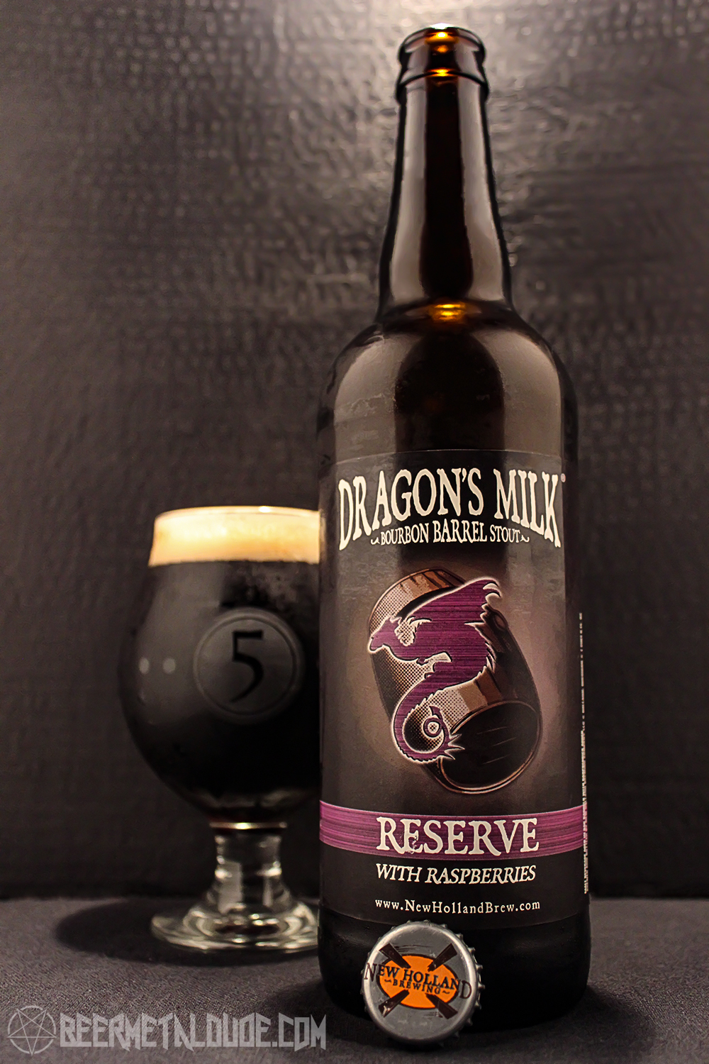 Retro Review New Holland Brewing Company Dragon S Milk Reserve With Raspberries 14